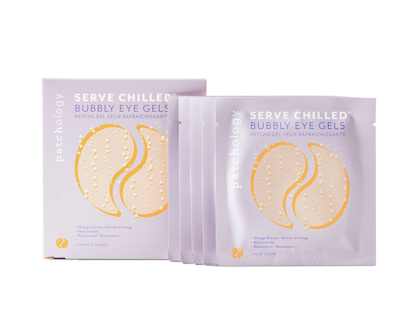 Patchology Serve Chill Bubbly Eye Gel -silmänalusnaamiolaput 5 paria