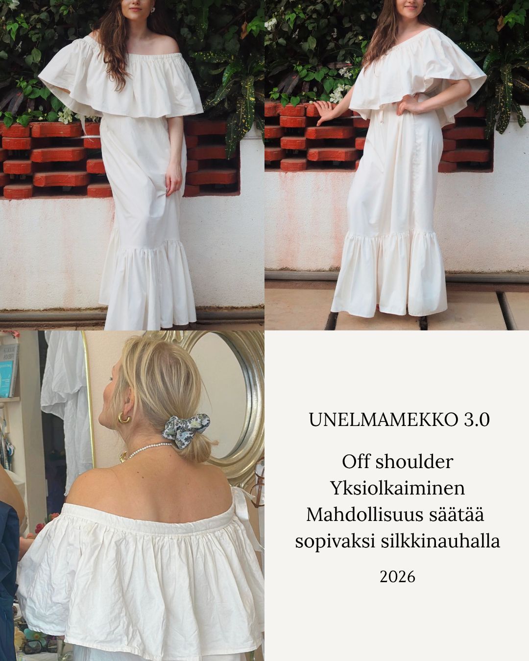 Ennakkotilaus! UNELMAMEKKO Rakkaudella Ronja x Ulla Hirvas