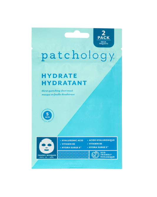 Patchology FlashMasque Hydrate Sheet mask duo -kangasnaamio